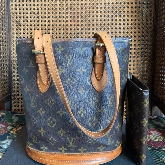Louis Vuitton Monogram bundle Bucket PM. auth# SR 0948 ORIGINAL - Picture 9 of 17